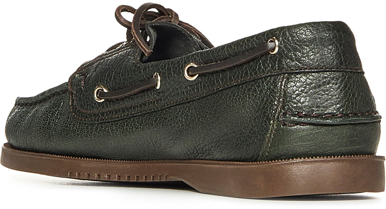 Paraboot Flat Shoes Green Groen