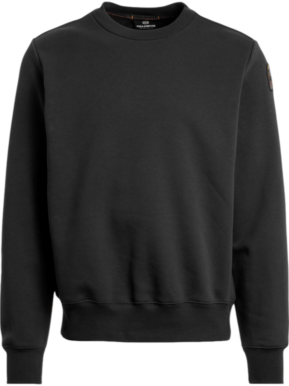 Parajumpers Sweat K2 uni logo ton sur ton épaule Noir Parajumpers PJS Homme PMFLEY21 0541 Zwart