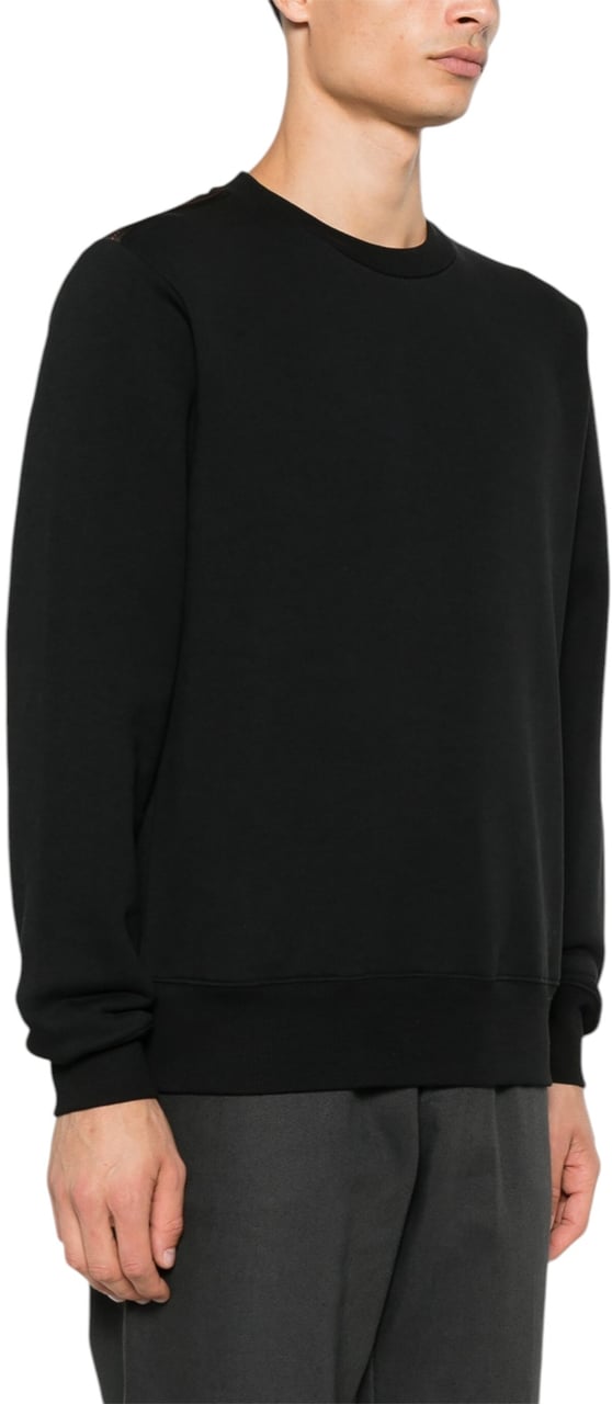 Parajumpers Sweat K2 uni logo ton sur ton épaule Noir Parajumpers PJS Homme PMFLEY21 0541 Zwart