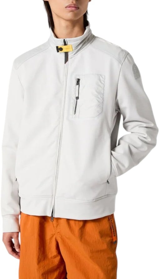 Parajumpers Blouson London jersey tech haut dos matelassé gris Ghiaccio Parajumpers Homme PMHYHD01 0324 Lichtgrijs