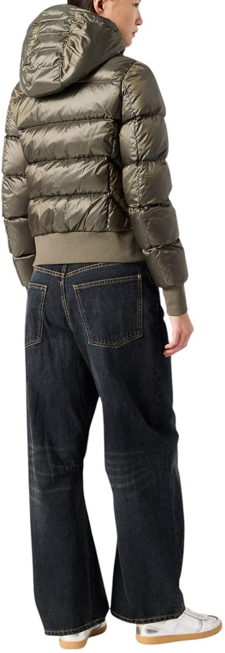 Parajumpers Doudoune Mariah Olive Grey courte capuche Parajumpers Femme PWPUSX42 0103 Divers
