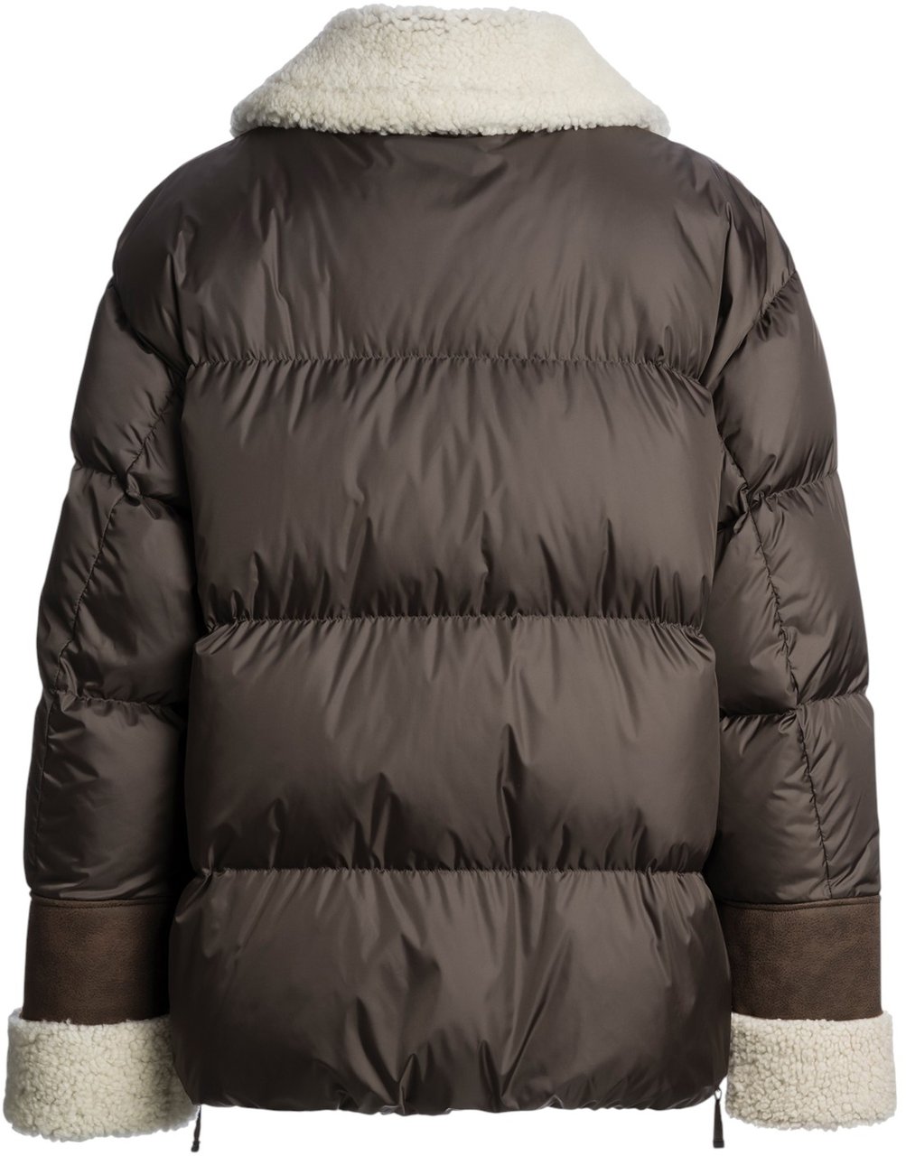 Parajumpers Perfecto nylon mouton Chyna Earth Brown Parajumpers Femme PWJKHN31 0109 Bruin