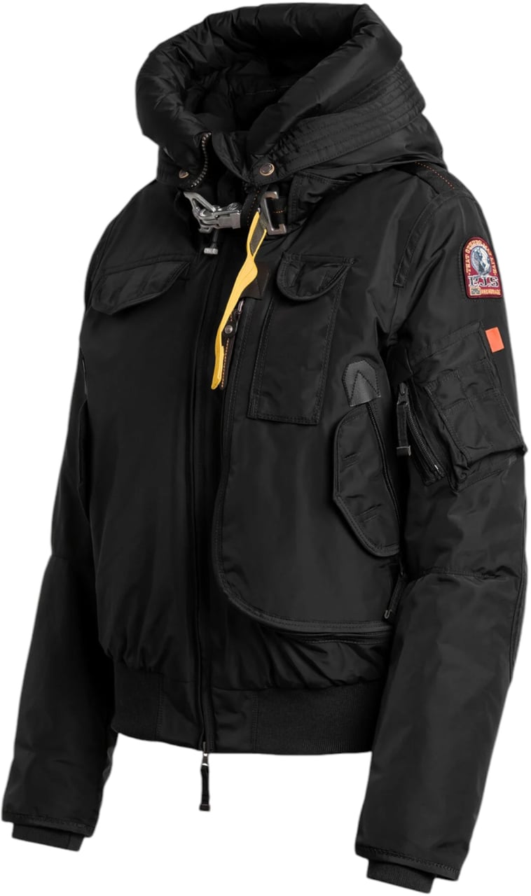 Parajumpers Doudoune Gobi capuche noire Parajumpers Femme PWJKMA31 0541 Zwart