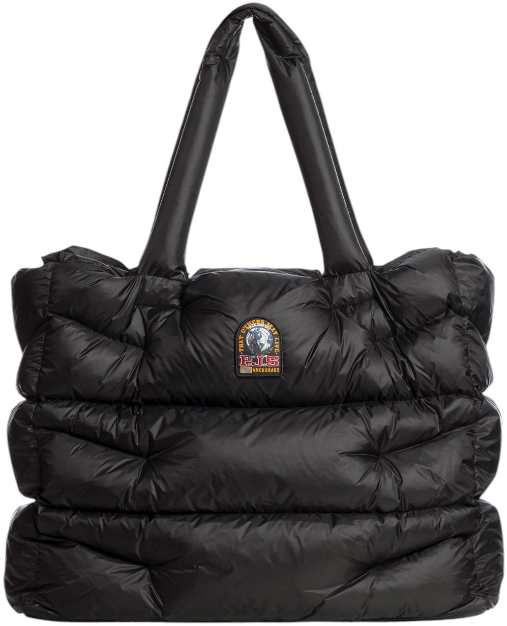 Parajumpers Cabas doudoune noir Hollywood top Handle PJS Parajumpers Homme Femme PABABA32 Zwart