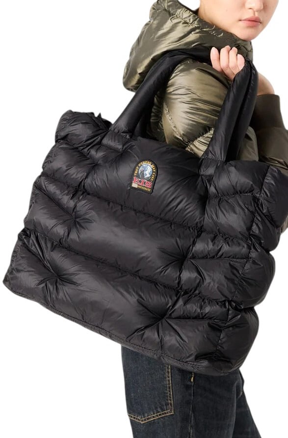 Parajumpers Cabas doudoune noir Hollywood top Handle PJS Parajumpers Homme Femme PABABA32 Zwart