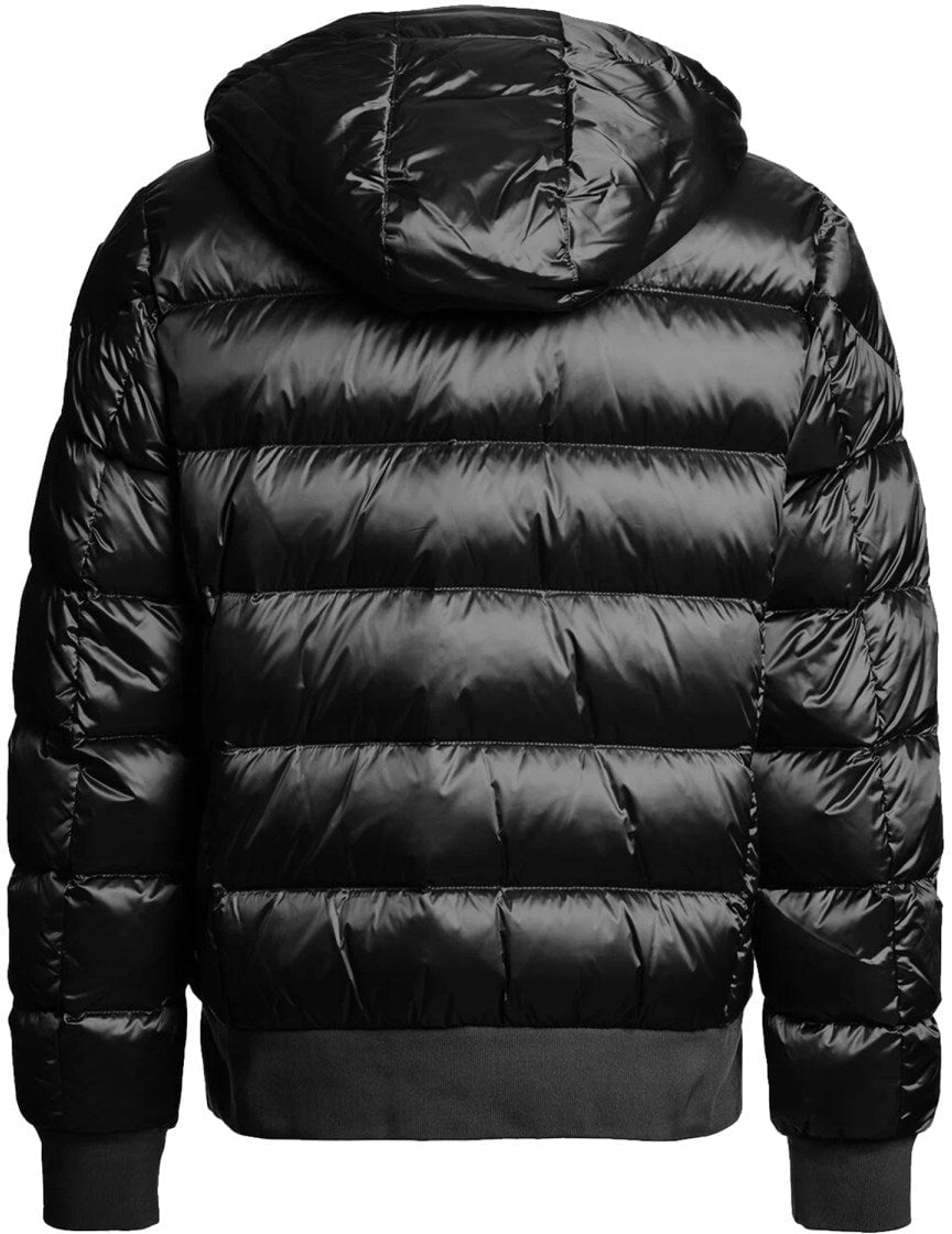 PARAJUMPERS Nero Hoody Bomber Jacket Zwart