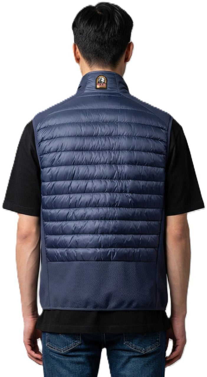 Parajumpers Doudoune light Zavier sans manche bleu True Blue PMHYWU03 0276 Parajumpers PJS Homme Blauw