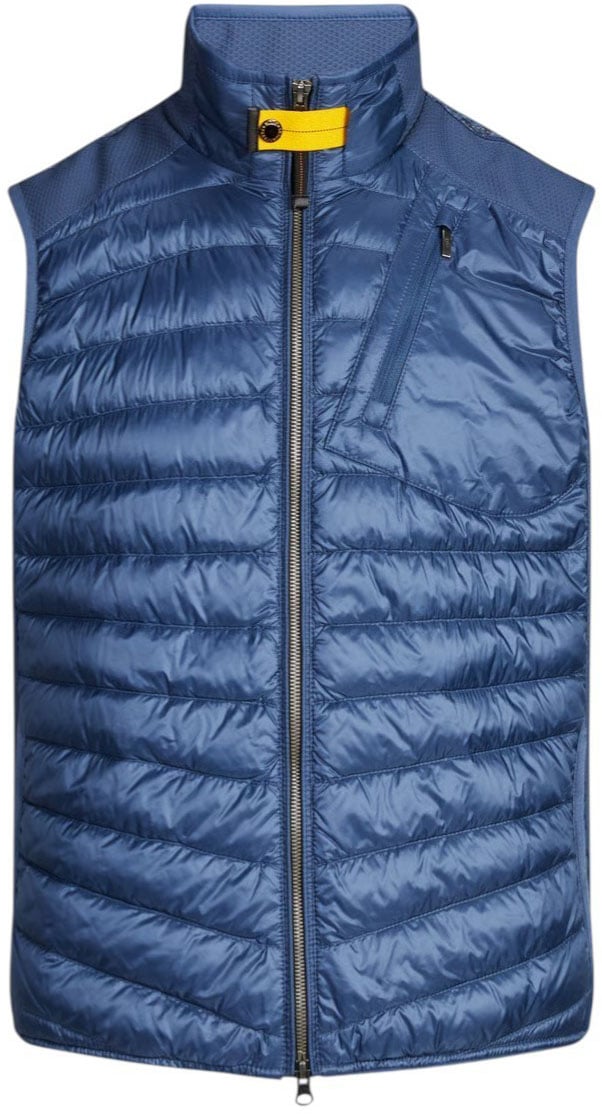 Parajumpers Doudoune light Zavier sans manche bleu True Blue PMHYWU03 0276 Parajumpers PJS Homme Blauw