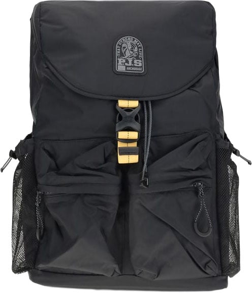 Parajumpers Black Nylon Backpack Zwart