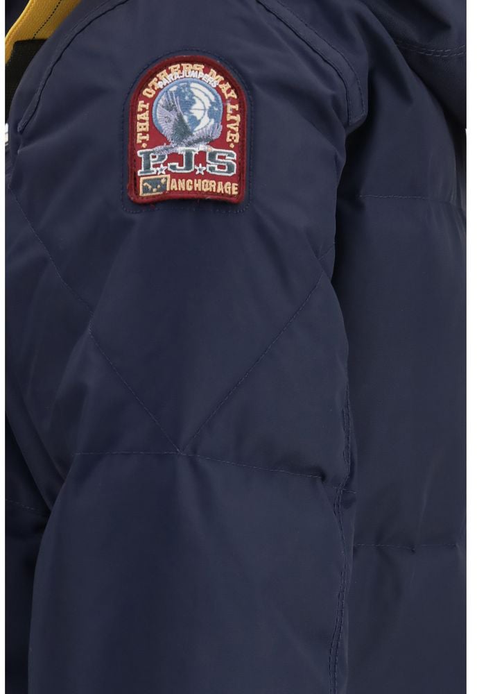 Parajumpers Blue Goose Down Coat Blauw
