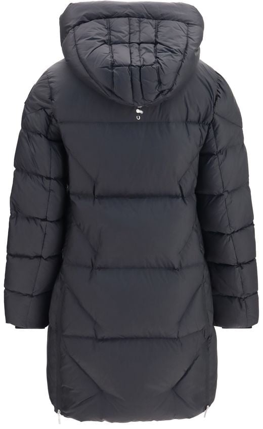 Parajumpers Black Goose Down Full-Length Jacket Zwart