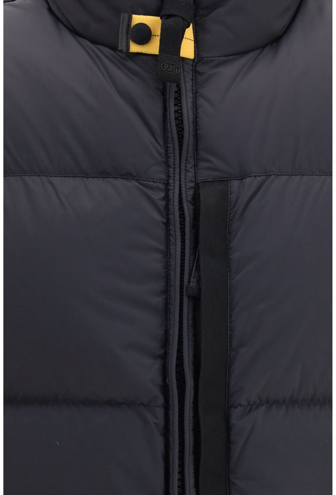 Parajumpers Black Polyamide Sleeveless Jacket Zwart
