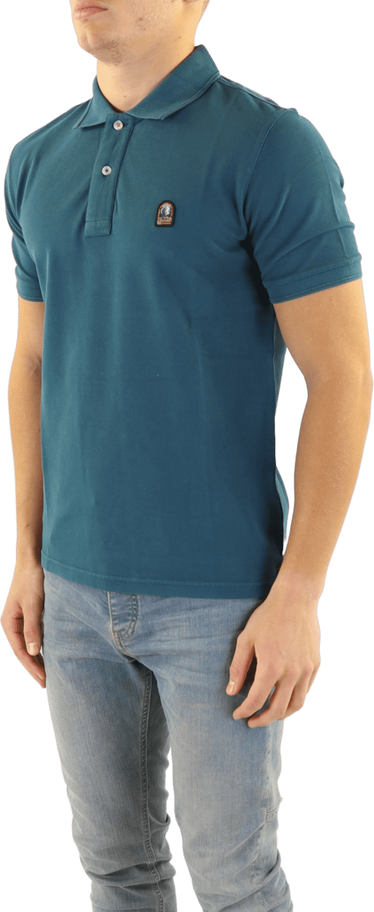 Parajumpers Heren Patch Polo Groen