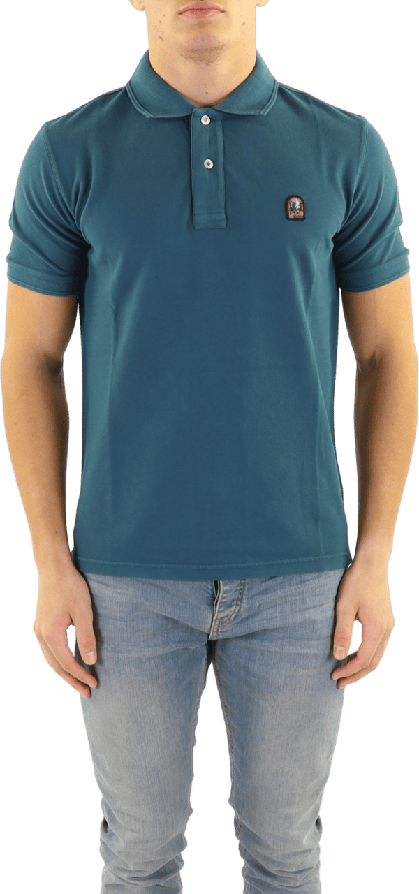 Parajumpers Heren Patch Polo Groen