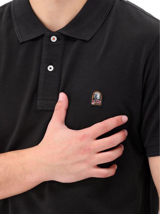 Parajumpers Parajumpers Polo Zwart Patch Zwart