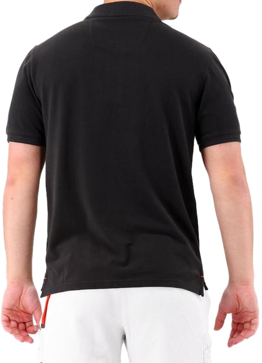 Parajumpers Parajumpers Polo Zwart Patch Zwart