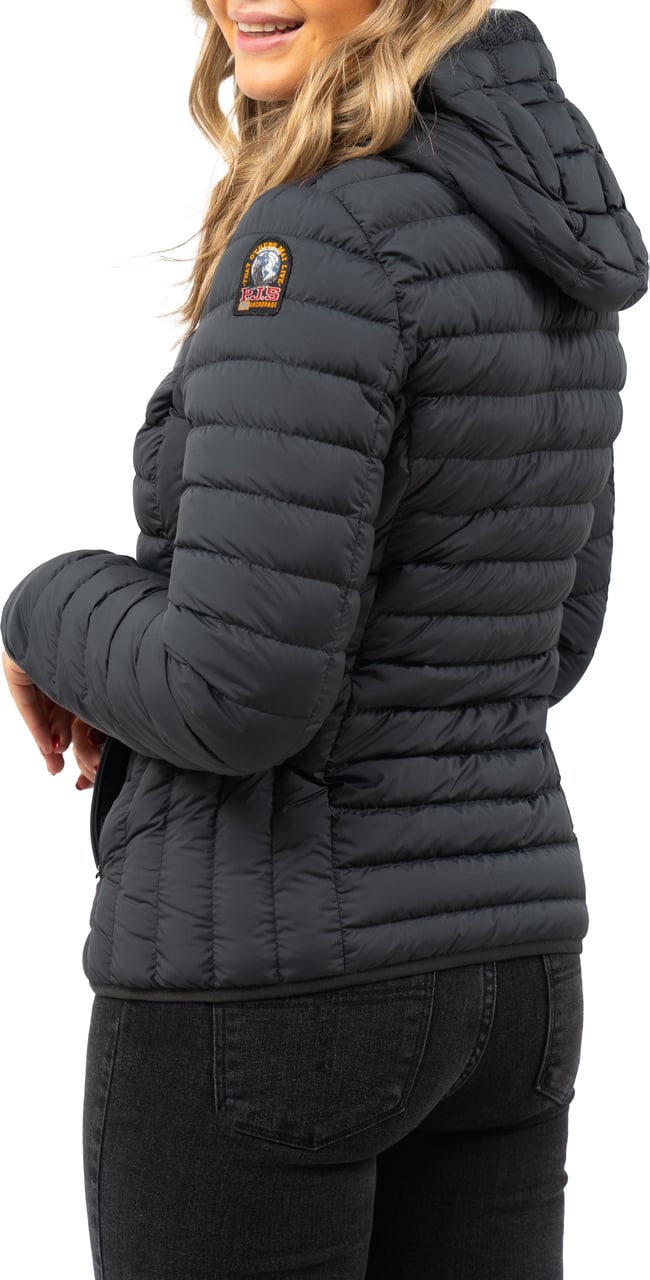 Parajumpers Juliet Down Zomerjas met Capuchon Superlightweight Zwart