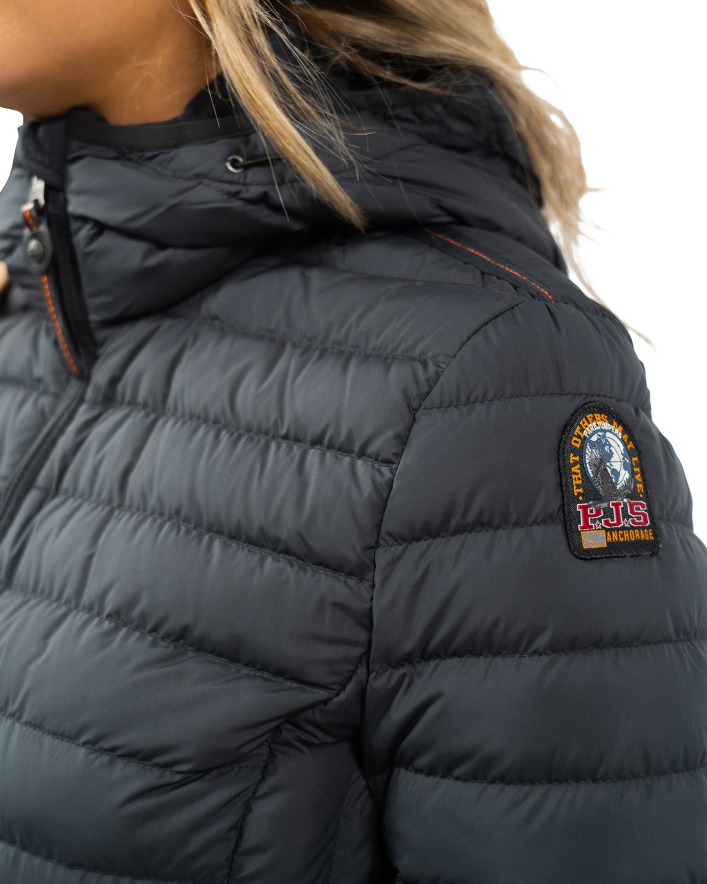 Parajumpers Juliet Down Zomerjas met Capuchon Superlightweight Zwart