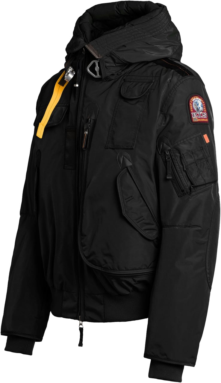Parajumpers Gobi Hooded Down Bomber Zwart
