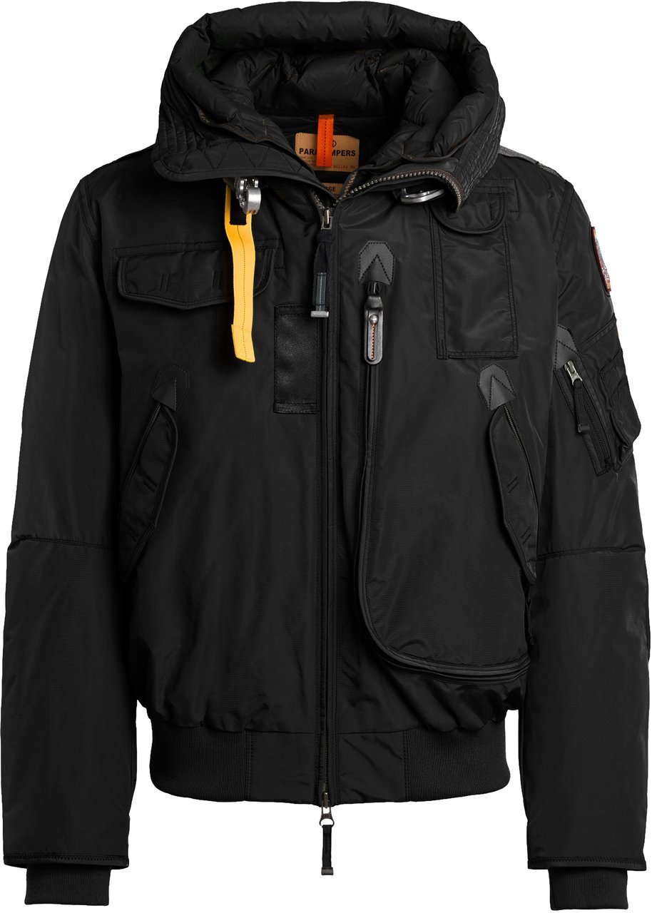 Parajumpers Gobi Hooded Down Bomber Zwart