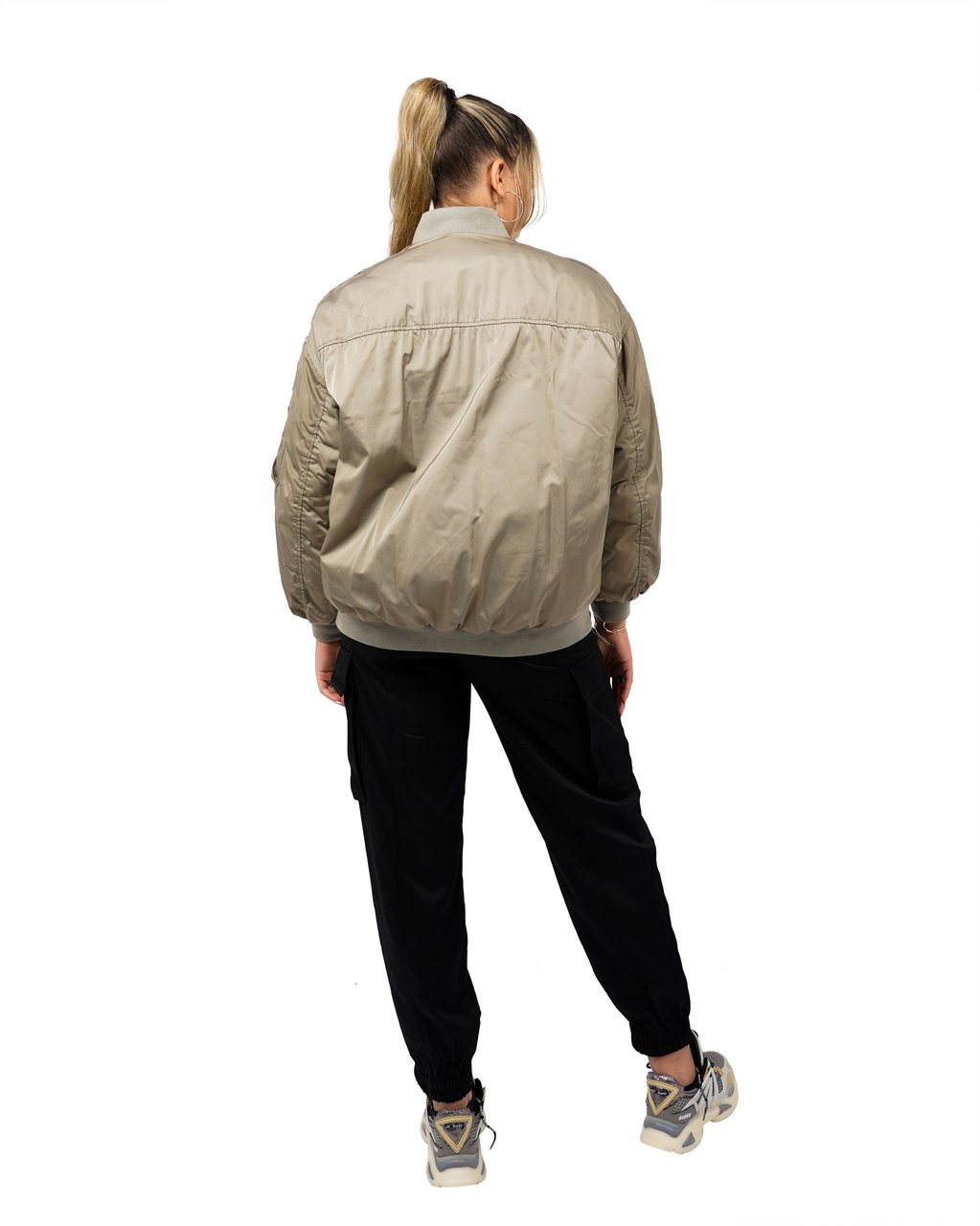 Parajumpers Bomb Reversible Down Bomber Groen