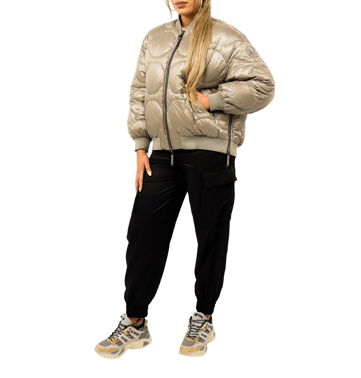 Parajumpers Bomb Reversible Down Bomber Groen
