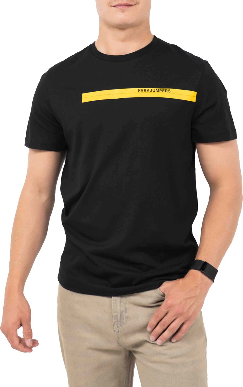 Parajumpers Tape T-Shirt Zwart