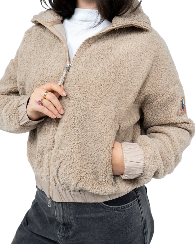 Parajumpers Sori Power Fleece Jas Beige