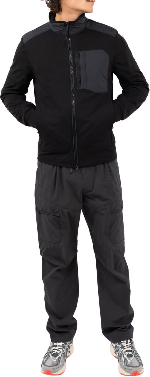 Parajumpers Douglas Fleece Nylon Jas Zwart