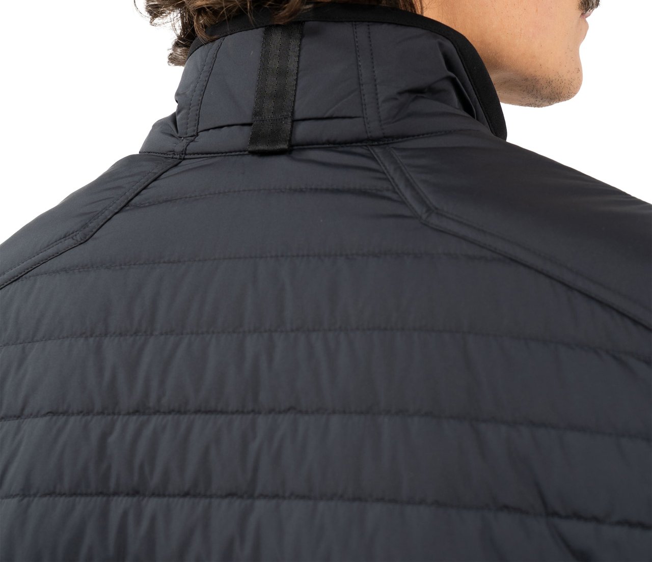 Parajumpers Douglas Fleece Nylon Jas Zwart