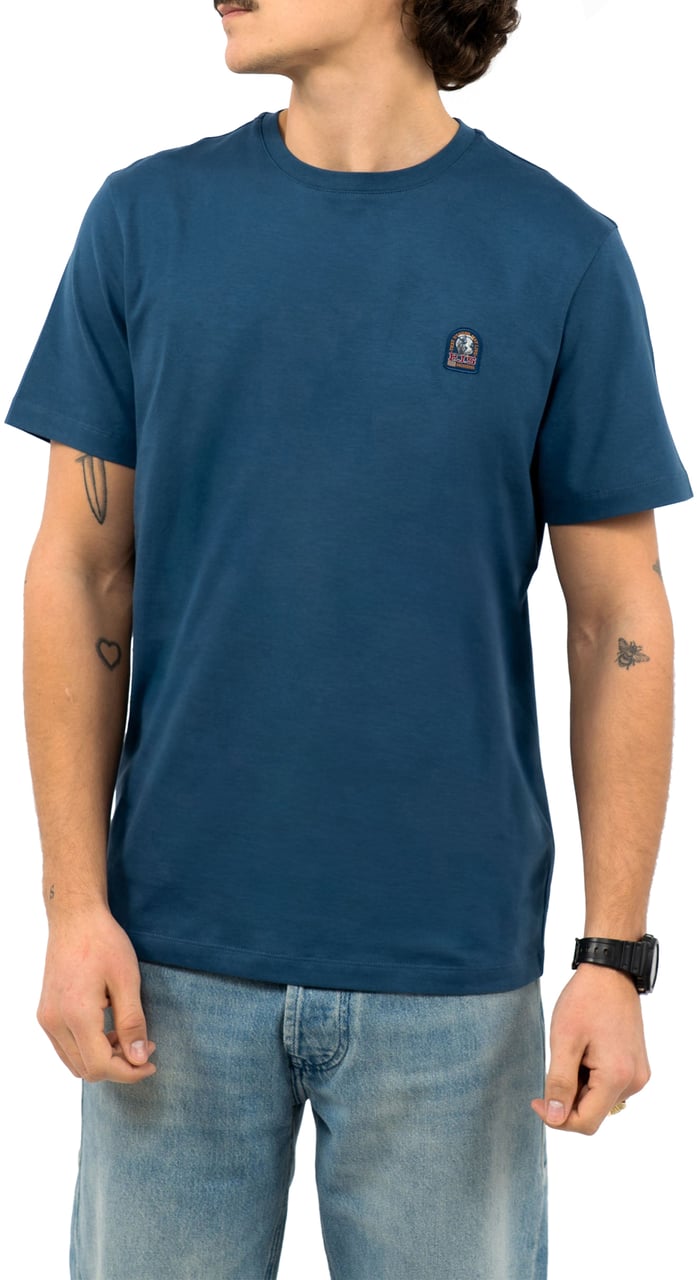 Parajumpers Patch T-Shirt Blauw
