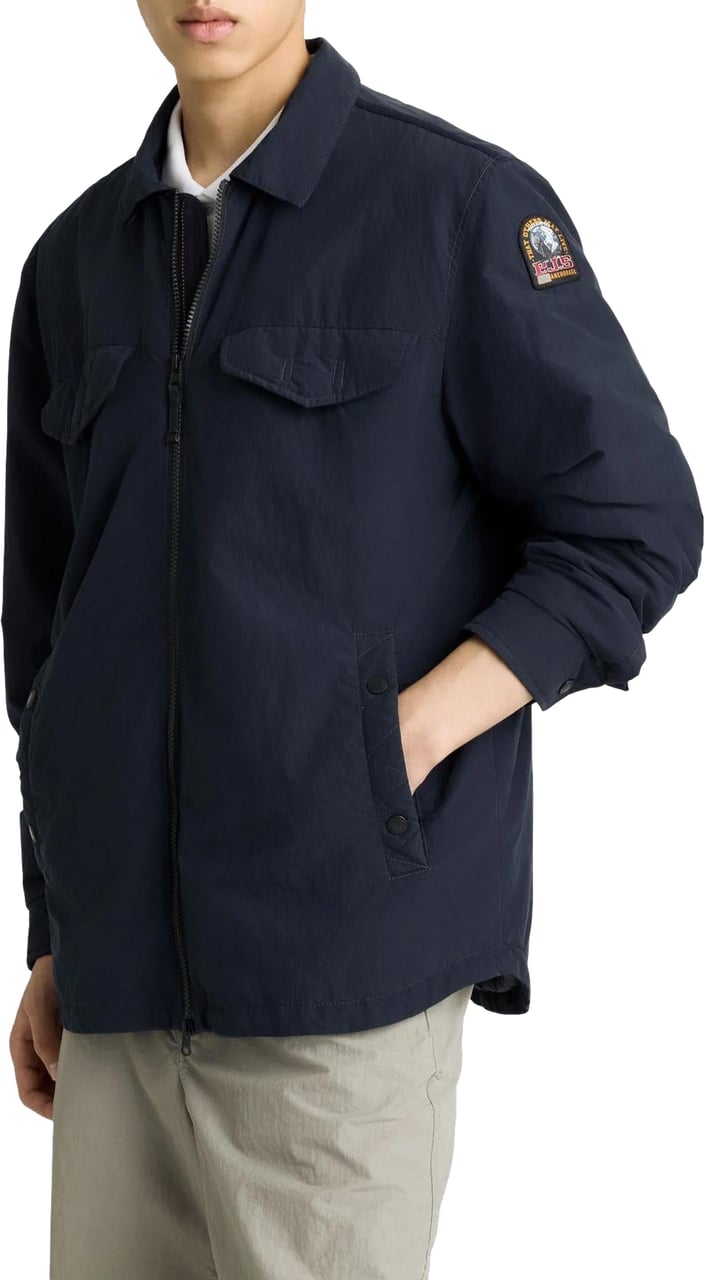 Parajumpers Heren Evander Overshirt Jacket Blauw
