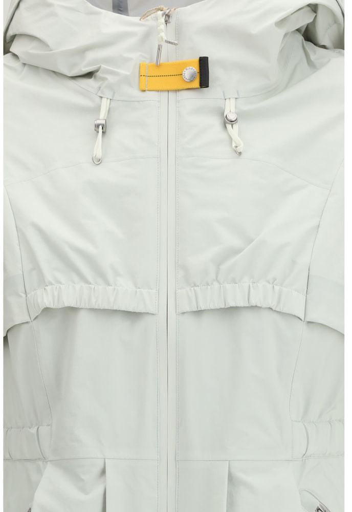 Parajumpers White Polyamide Shell Jacket Wit