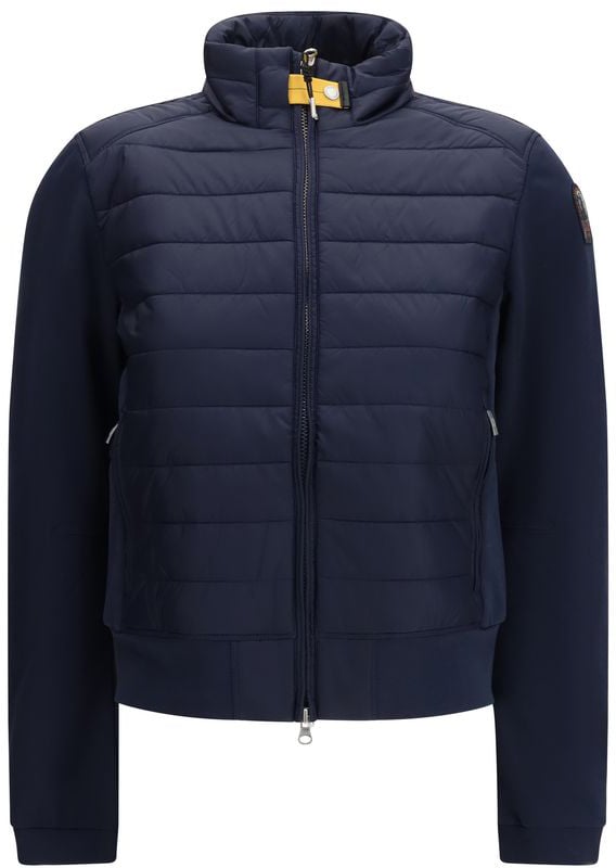 Parajumpers Blue Polyamide Shell Jacket Blauw