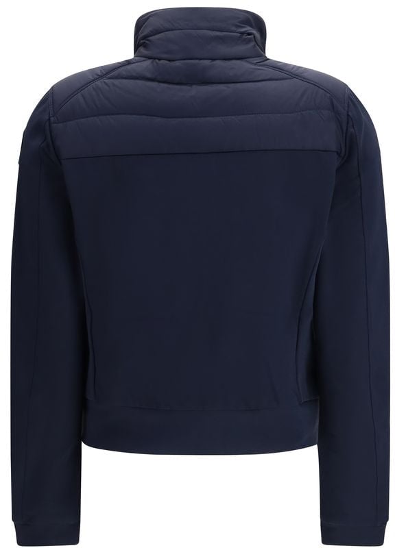 Parajumpers Blue Polyamide Shell Jacket Blauw