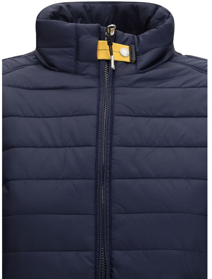 Parajumpers Blue Polyamide Shell Jacket Blauw
