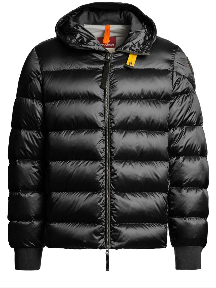 PARAJUMPERS Nero Hoody Bomber Jacket Zwart