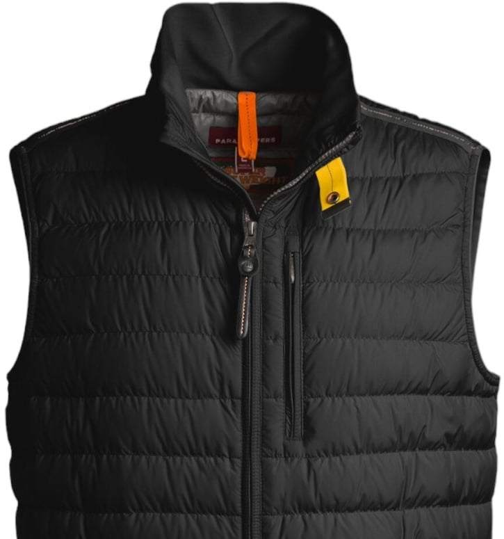 Parajumpers Blouson sans manche matelassé mate Perfect noir PJS Parajumpers Homme PUSL01 543 Zwart