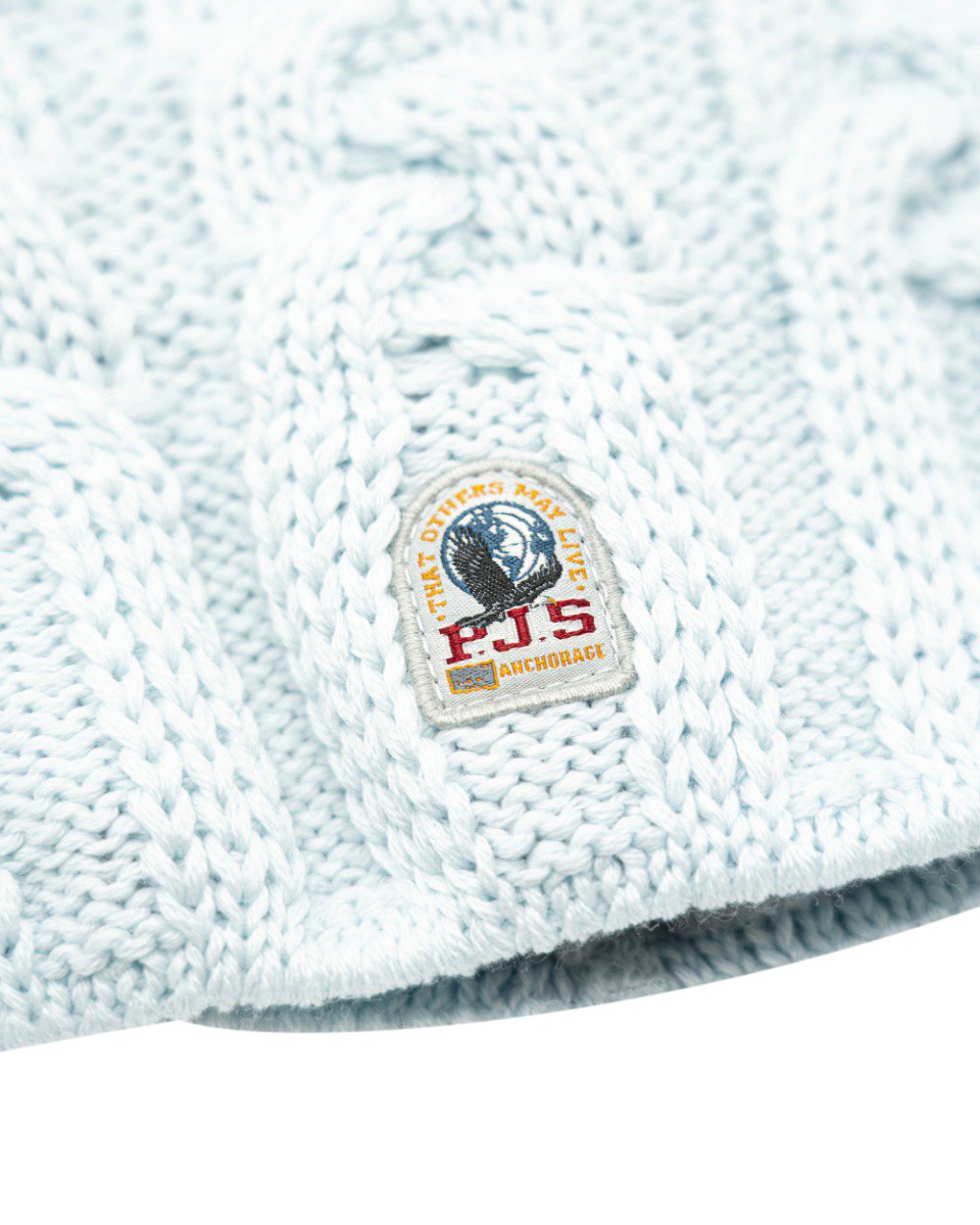 Parajumpers Kabelgebreide Muts Blauw