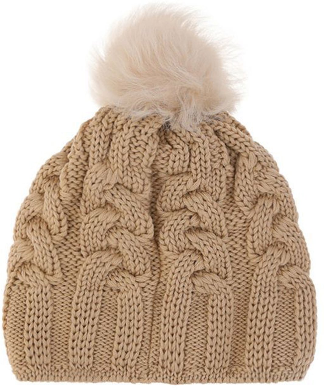 Parajumpers Kabelgebreide Muts Taupe