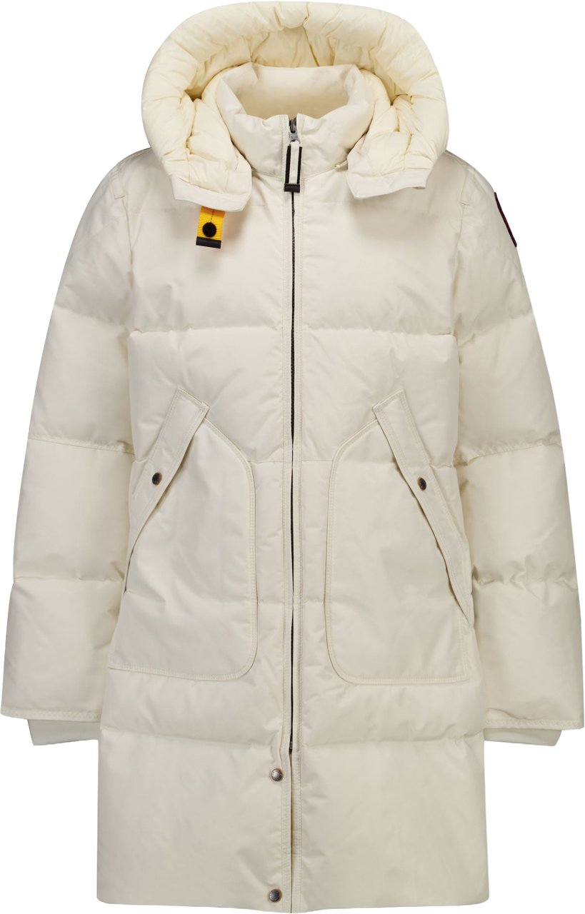 Parajumpers Longbear Kinder Meisjes Winterjas In Off White Wit