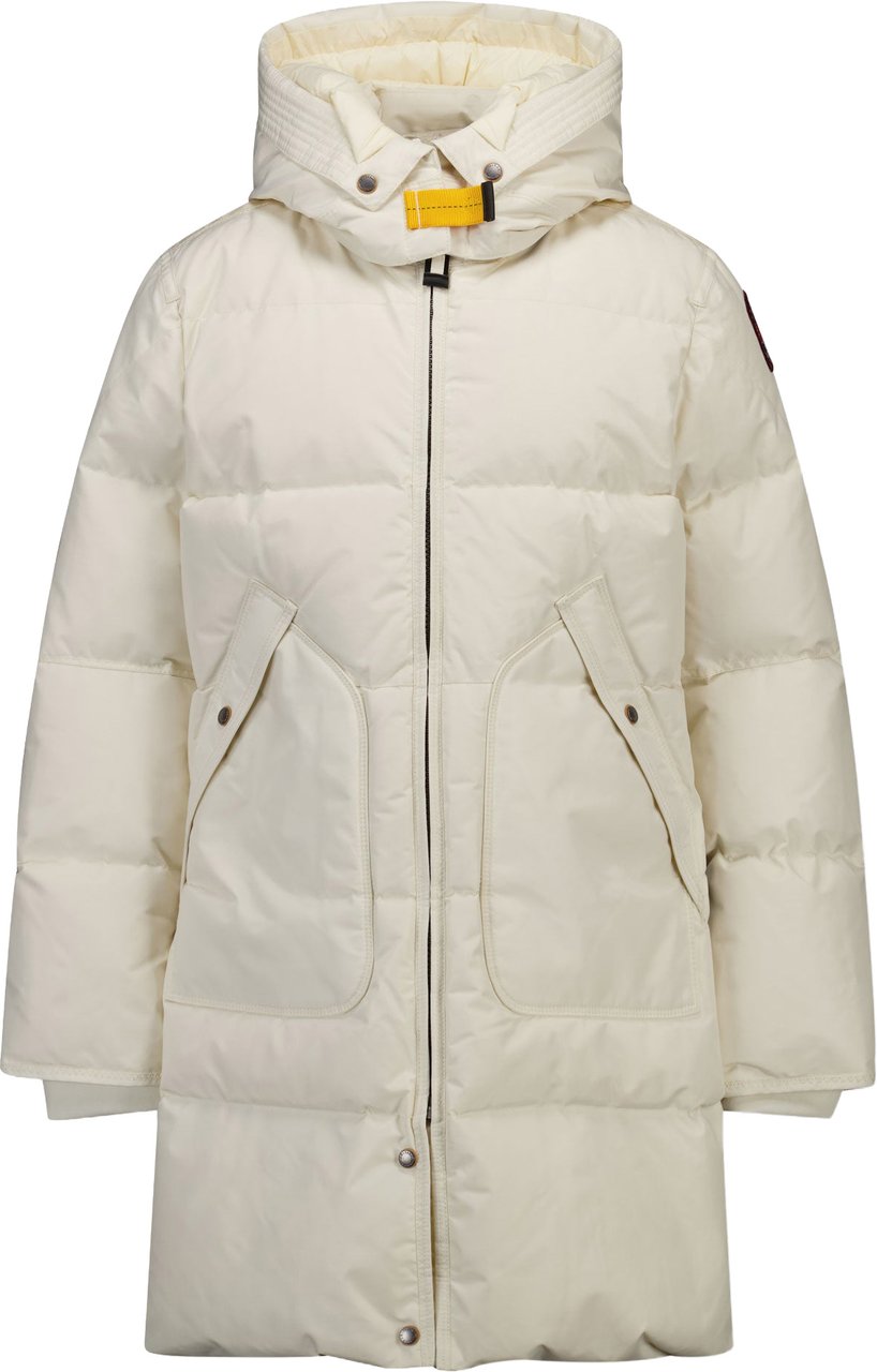 Parajumpers Longbear Kinder Meisjes Winterjas In Off White Wit