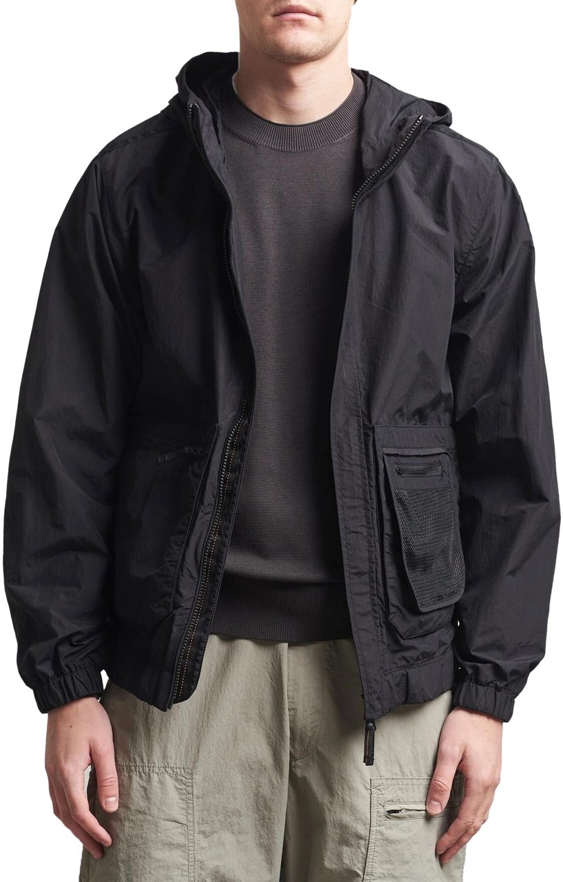Parajumpers Heren Rube Hooded Jacker Zwart