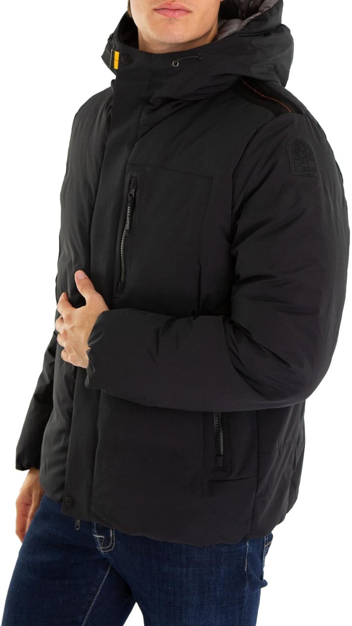 Parajumpers Heren Taiga Hooded Jacket Zwart Zwart