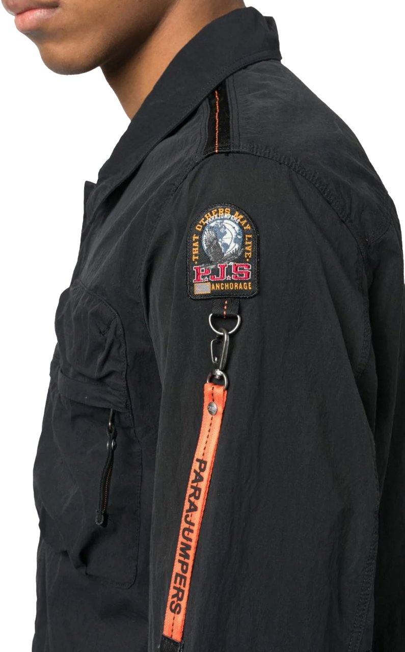 Parajumpers Millard Overshirt Jacket Zwart