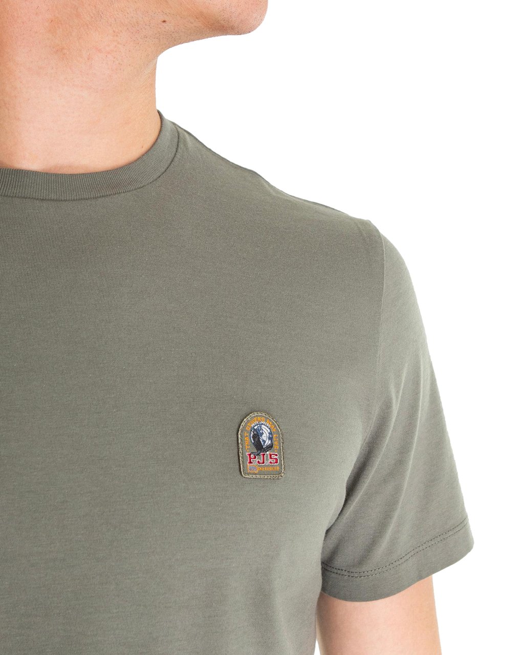 Parajumpers Heren Patch T-Shirt Groen Groen
