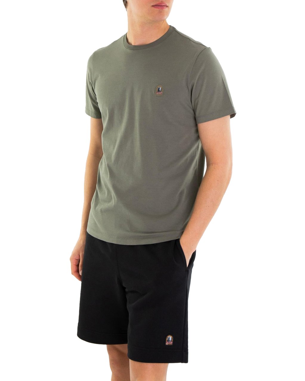 Parajumpers Heren Patch T-Shirt Groen Groen