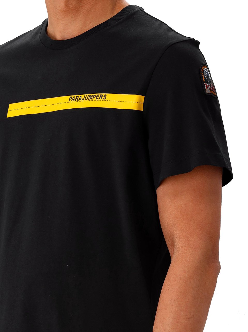 Parajumpers Parajumpers T-shirt Zwart Tape Tee Zwart