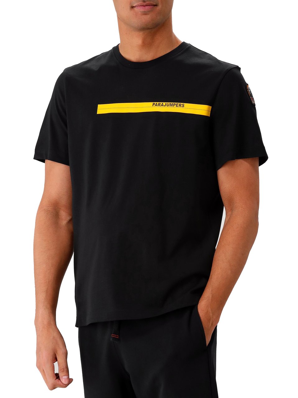 Parajumpers Parajumpers T-shirt Zwart Tape Tee Zwart