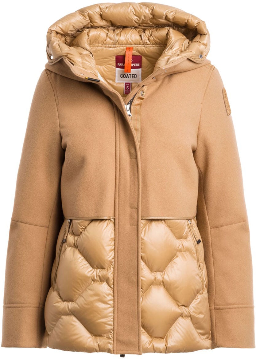 Parajumpers Parajumpers Nadine Gewatteerde Jassen Camel Pwjkct31 Beige
